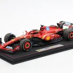 Kedvezmény Ferrari F1 SF-24 16 Monza GP győztes 2024 C. Leclerc vitrinnel Limitált